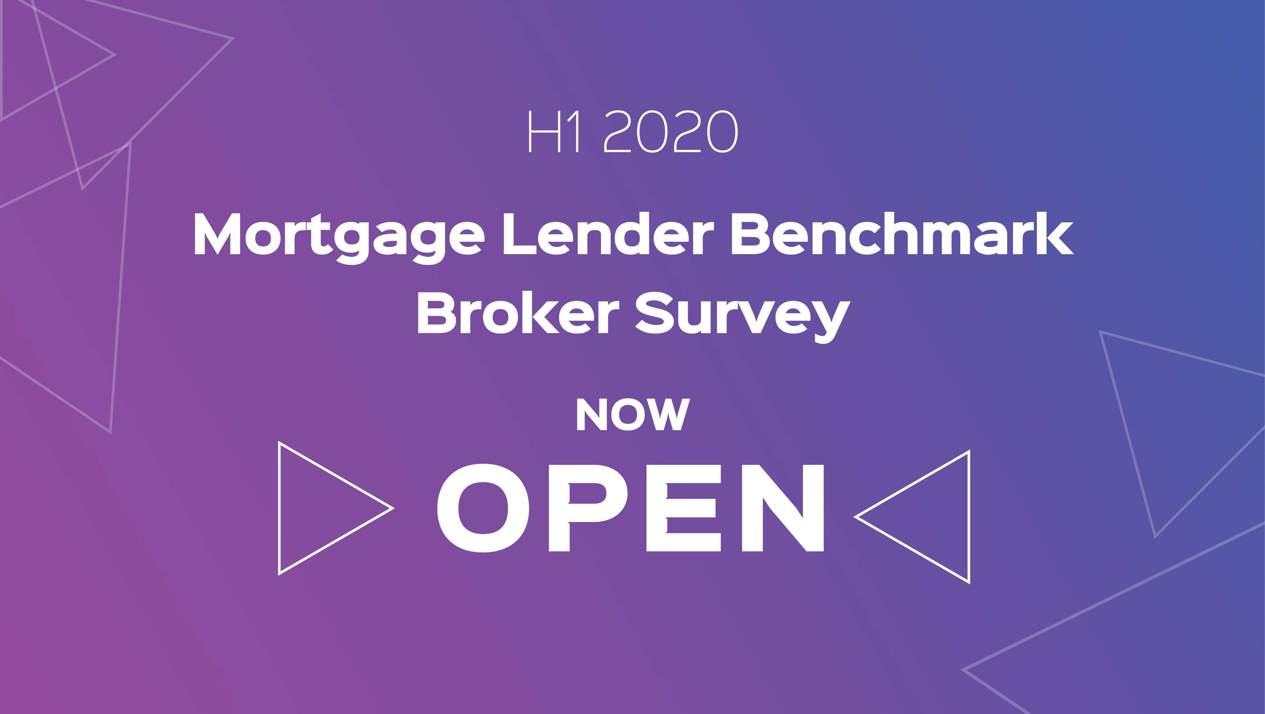 Mortgage Lender Benchmark H1 2020: Survey Open